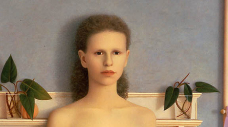 Standing Nude, 1991-99, oil on canvas, 41 3/8 x 29 5/8 inches., Contact gallery to view full image.