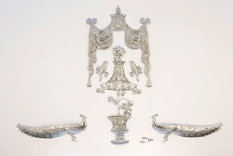 Adeela Suleman Untitled 2 (Peacocks with&nbsp;Drapes) (Ed. of 3)