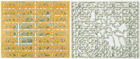 Abdullah M. I. Syed&nbsp;, Mapping Investment: Afghanistan (Diptych)
