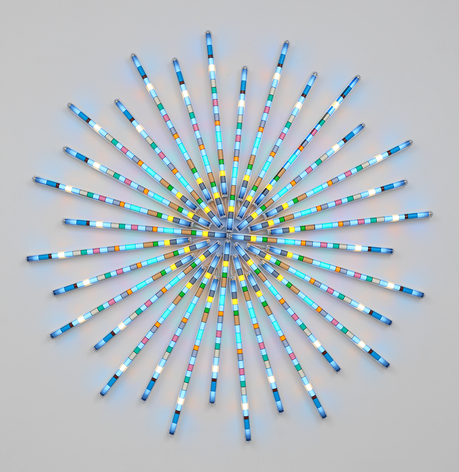 Sculpture made from lights