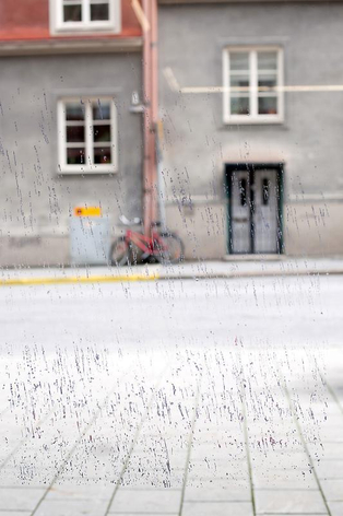 SPENCER FINCH Rain on the Studio Window (2/29/12)