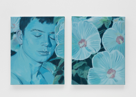 Kris Knight Nyctinasty In Reverse (James & Hibiscus), 2025