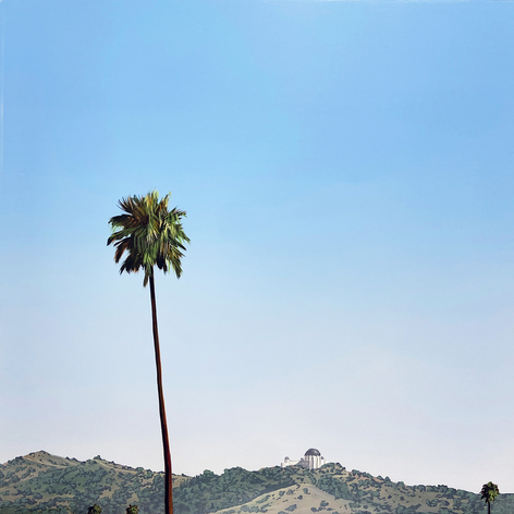 KRISTIN MOORE, Griﬃth Park and a Palm Tree, 2025