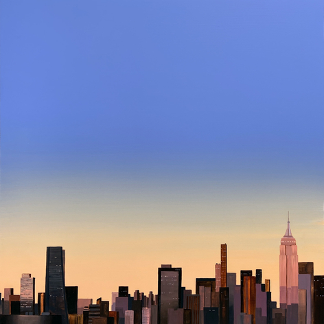 KRISTIN MOORE, New York (Golden Hour) [Hand Embellished], 2023
