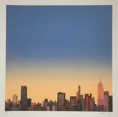 KRISTIN MOORE, New York (Golden Hour) [Hand Embellished], 2023