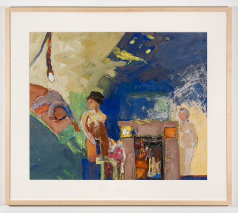 Joan Brown Untitled (Studio with Manuel&rsquo;s Sculptures),