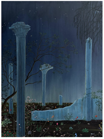 Azadeh Nia, New Moon, 2024