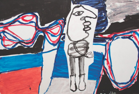 JEAN DUBUFFET, Site Al&eacute;atoire, 1982