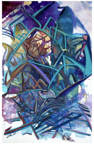 Zahra Nazari, Fin Garden, 2021