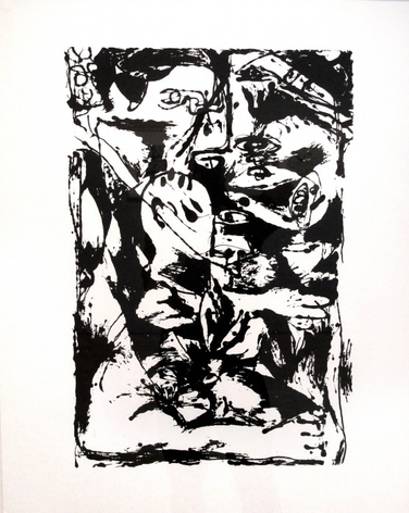 JACKSON POLLOCK, Untitled 3,&nbsp;1951 (Printed 1964)