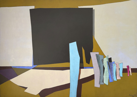 The Fish, 1974, Acrylic on Canvas