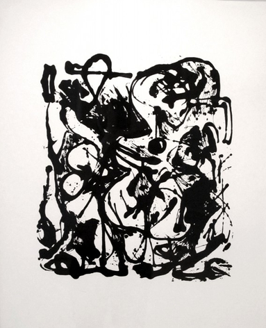 JACKSON POLLOCK, Untitled 4,&nbsp;1951 (Printed 1964)