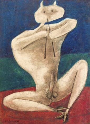 Untitled (Satyr or Pan), 1965, Oil on canvas