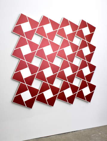 Ahlun X - Sashay Red, 2011, Acrylic on Canvases