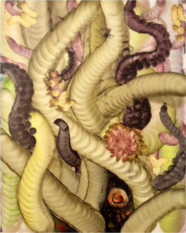 Sleeping Beauty,&nbsp;2019, Ink and watercolor on paper