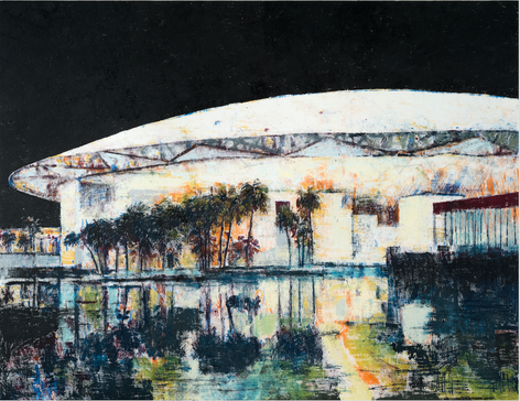 Louvre Abu Dhabi, 2017, Oil on canvas