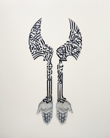 If Words Could Kill (Axes I), 2018