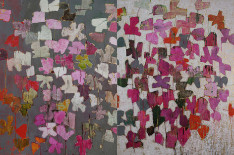 Day and Night, 2019 Diptych