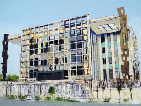 Senate of Iran, 2017, Oil on canvas