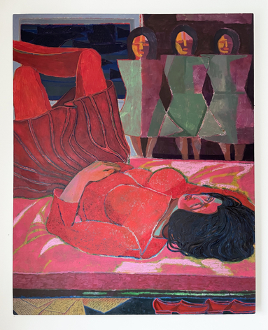 Baran Shafiey, Red Lady, 2025