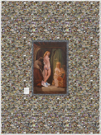 Oriental Bath or Bunnies R Us, 2013, Oil on canvas