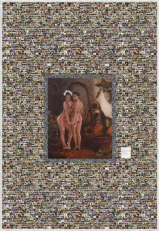 Oriental Interior or Bunnies R Us, 2013, Oil on canvas