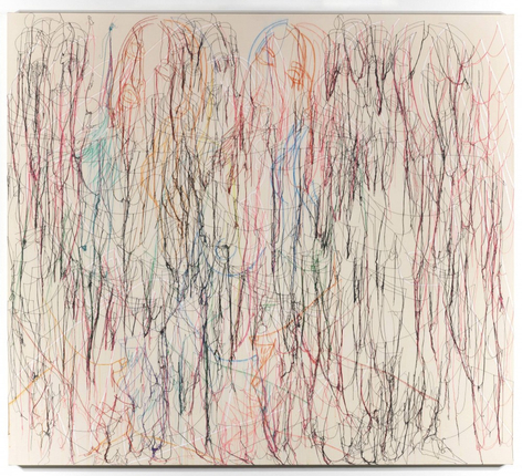 GHADA AMER, Belles and the White Kiss, 2006