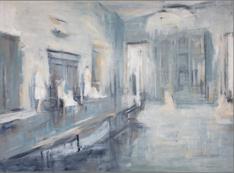 From Salo series in praise of Pasolini, Oil on Canvas