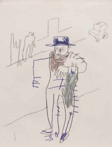JEAN-MICHAEL BASQUIAT, Man, 1982
