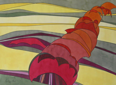 The Beast, 1993, Pen, ink &amp;amp; water colour on paper