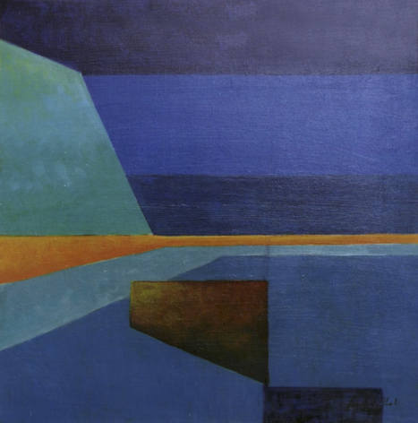 Study for Horizon VI, 2000, Acrylic on Canvas