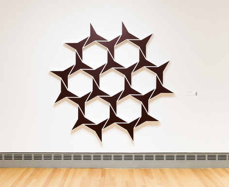 Jerash XI - Black Cherry, 2011, Acrylic on Canvases