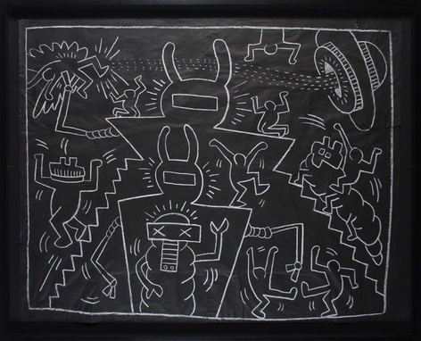 KEITH HARING, Untitled (Subway Drawing), 1985