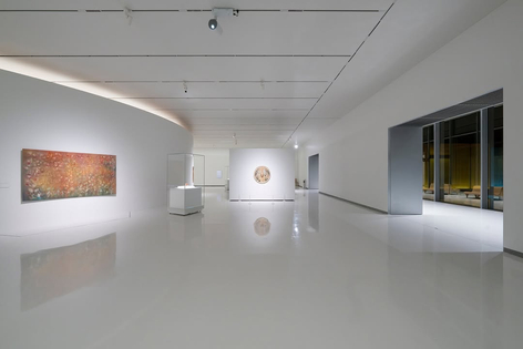 Installation view: Sam Falls, SIMOSE New Collection Exhibition, Simose Art Museum, Hirsohima, October 7, 2025 &ndash; February 1, 2026.