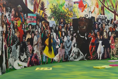 Dominique Gonzalez-Foerster, VOLCANIC EXCURSION (A VISION), 2021, installation view Secession 2021, photo: Oliver Ottenschl&auml;ger