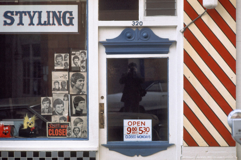 Fred Herzog Styling Barber Shop, 1976