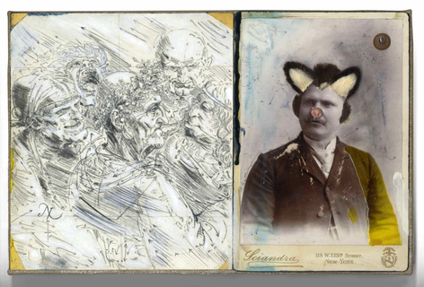 Gary Brotmeyer Air Circularting through a Leonardo Da Vinci Drawing with a Bonus Picture Live from the Met