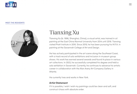 Artists Association of Nantucket: Tianxing Xu