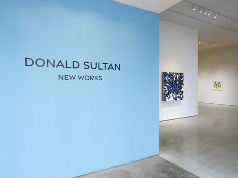Installation image from Donald Sultan: New Works at McClain Gallery, 2024