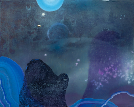 Nightfall, 2023 Oil on wood panel 8 x 10 inches