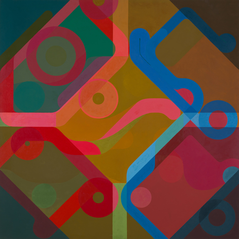 Untitled, 1966 Oil on canvas 66 3/4 x 66 3/4 inches