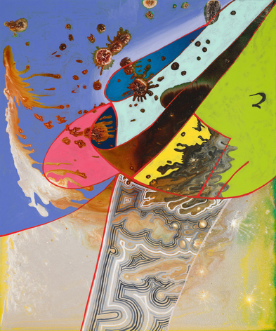 Vallarta #1, 2025 Acrylic on panel 12 x 10 inches