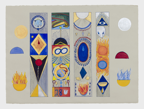 Work on paper by Julie Schenkelberg