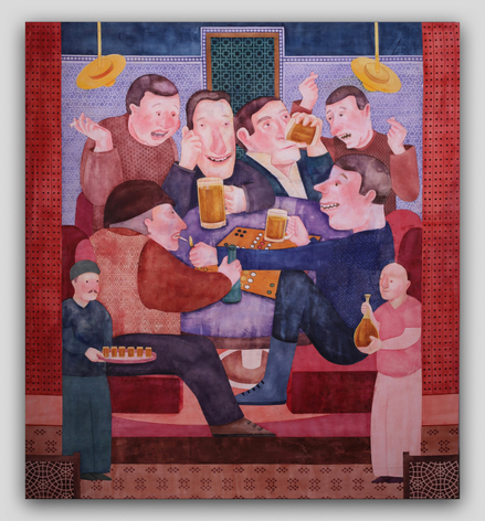 Painting by Orkideh Torabi