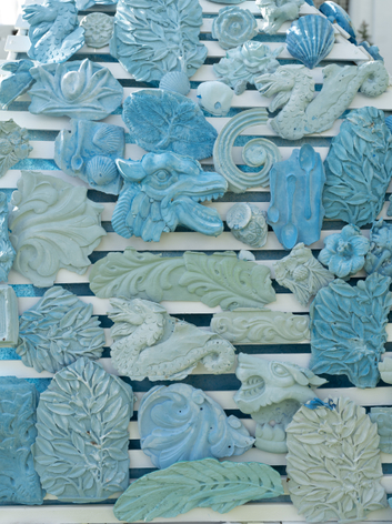 Sculpture installation by Julie Schenkelberg at NADA Miami