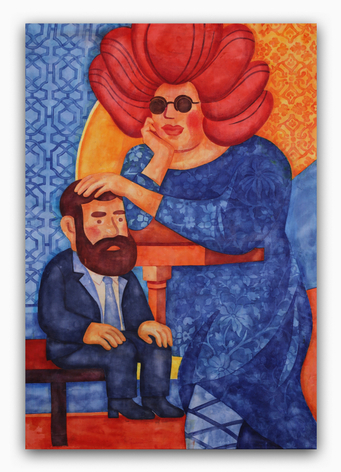 Painting by Orkideh Torabi