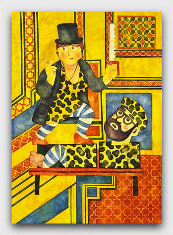 Painting by Orkideh Torabi