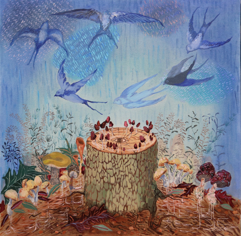 Painting by Melanie Daniel