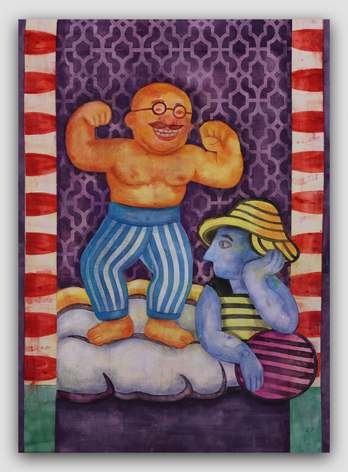 Painting by Orkideh Torabi