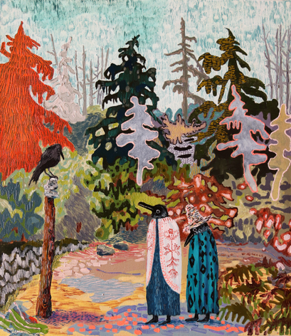 Painting by Melanie Daniel